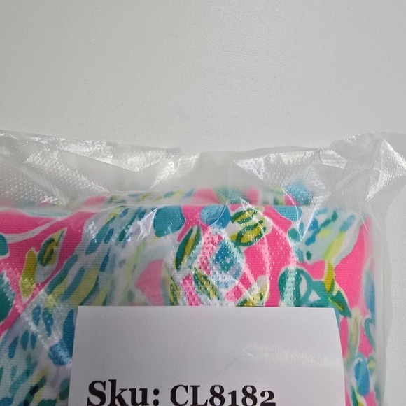 Lilly Pulitzer Skipper Popover Sweater Women XS Colorful 1/2 Zip Tropical Resort - Picture 12 of 12